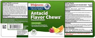 Walgreens Antacid Fruit Chews 90ct 60001835 11 2 2021